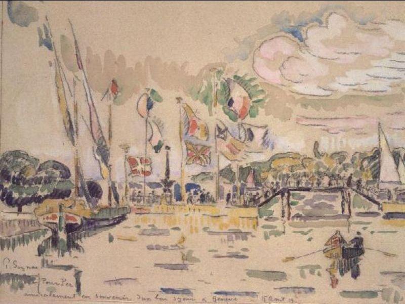 Paul Signac Geneva oil painting picture